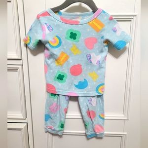💥3/$24 Toddler Lucky Charms 2‎ Piece Pajama Set